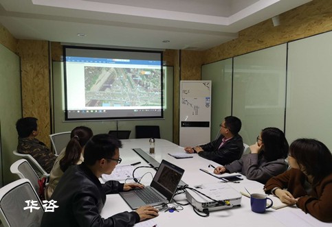 华咨公司召开衡阳市衡州大道三处重点路口交通组织优化技术讨论后