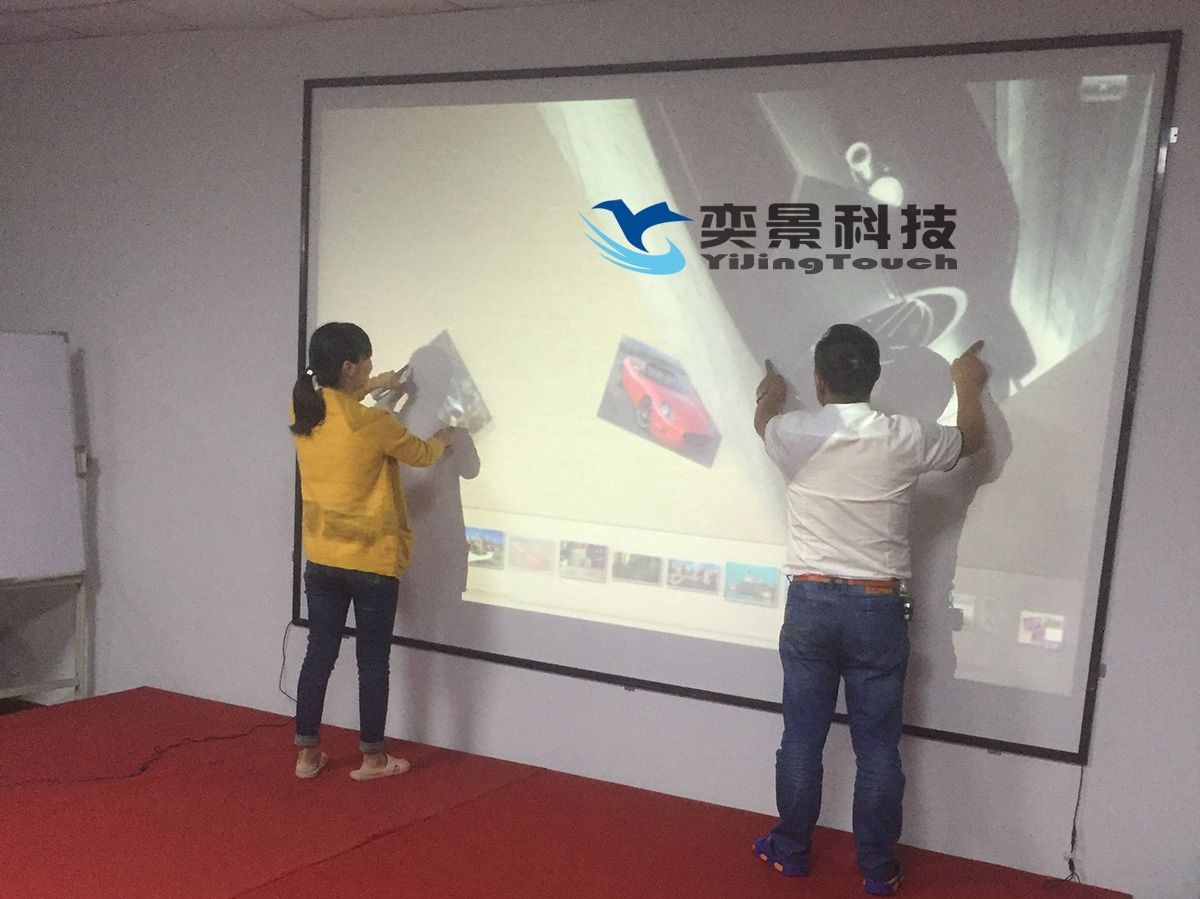 正面投影大尺寸触摸互动