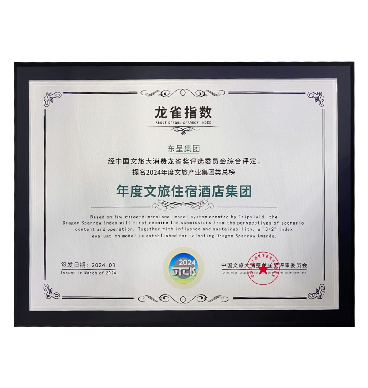 年度文旅住宿酒店集团