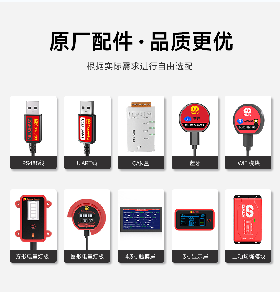 达锂BMS | M系列硬件保护板｜注胶防水抗大电流｜150A/200A强悍输出｜324S全兼容｜工业级温控