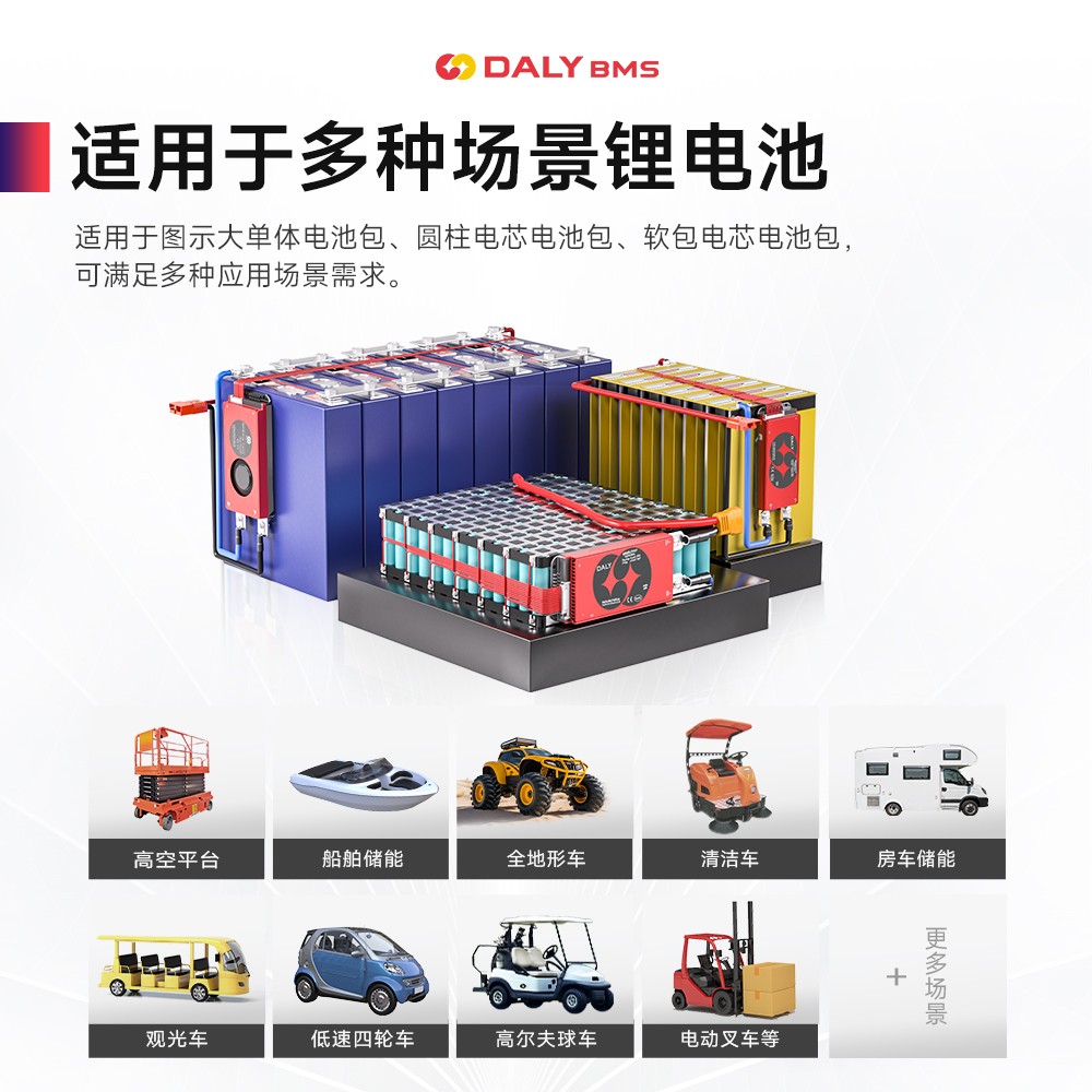 达锂BMS｜M系列硬件保护板｜3-24S｜150A/200A｜注胶防水｜小体积低温升｜电池管理系统