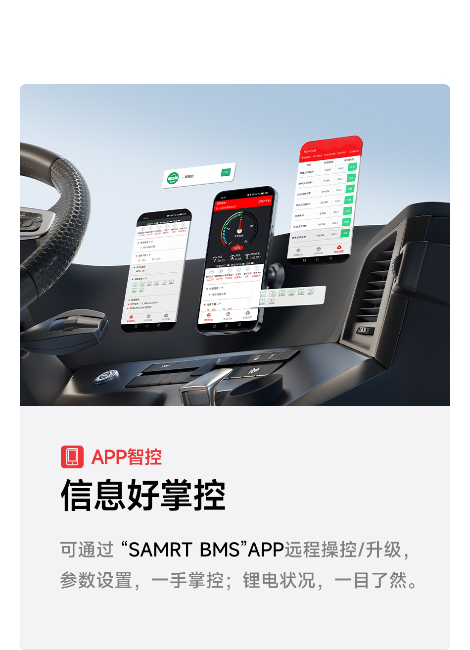 达锂BMS | 启强4代卡车专用保护板｜60秒极速强启｜2000A峰值抗流｜12V/24V｜专利防水+智控加热｜钠电定制