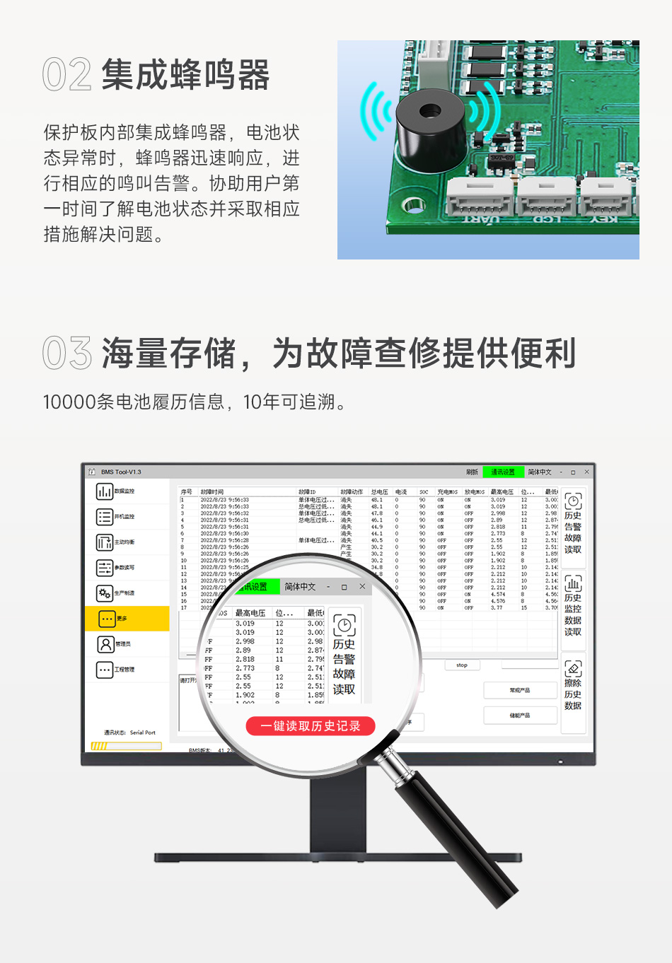 达锂BMS | 家庭储能保护板｜100A/200A｜8~16S｜磷酸铁锂｜智能并联扩容｜云管家远程运维｜逆变器协议兼容