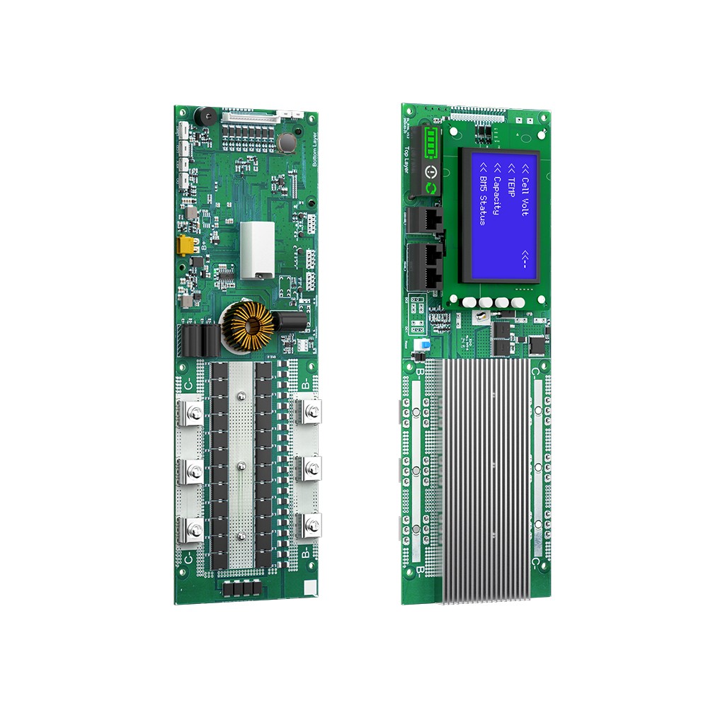 达锂BMS｜家庭储能保护板｜8-16S｜100A/200A｜蓝牙显示屏｜自动编码｜云管家远程管理