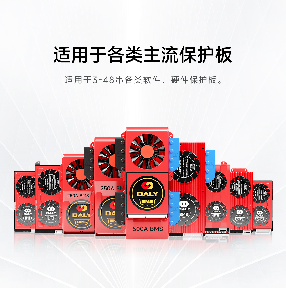 达锂PACK并联保护板｜1A限流安全扩容｜4S三元/铁锂兼容｜蓝牙/NTC智控｜多场景灵活适配